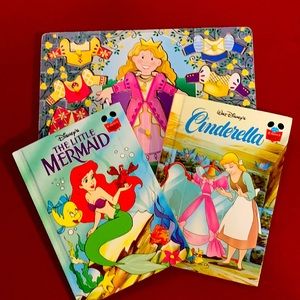 Princess bundle puzzle and books